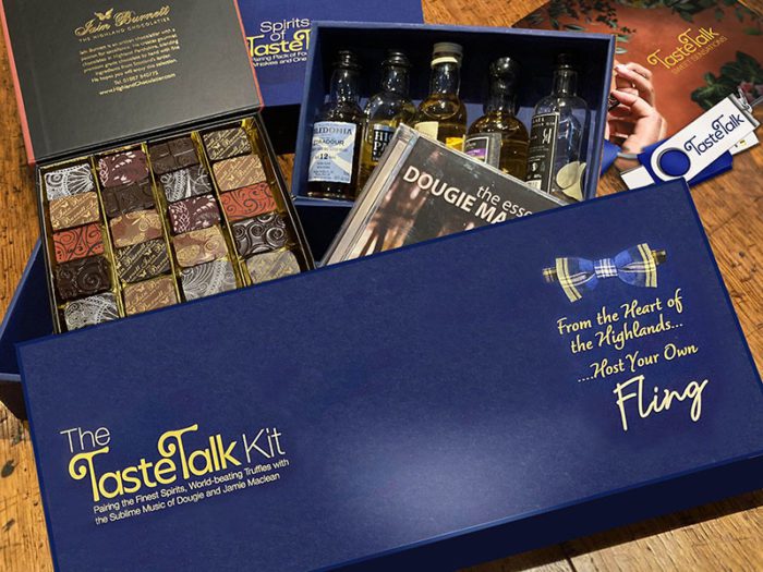 Taste Talk Chocolate and Whisky Tasting Kit