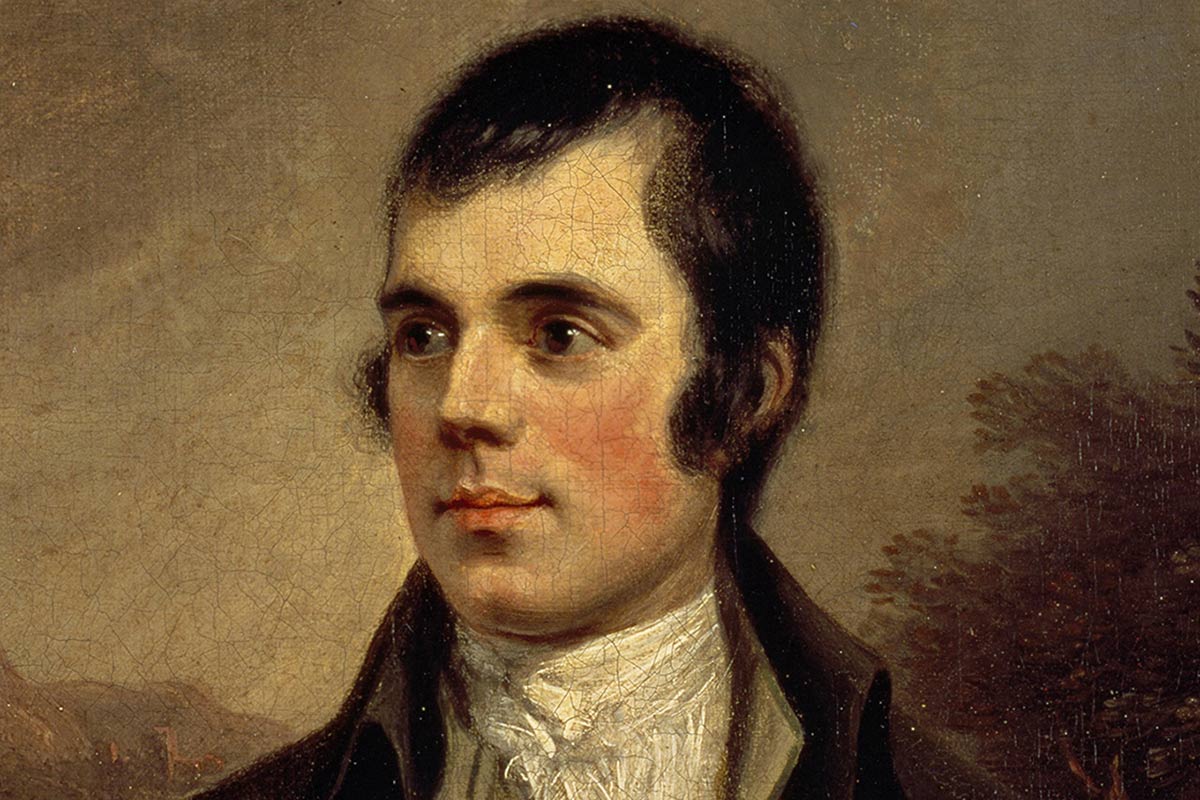 Burns Night 2024 is a celebration of Scotland's most famous poet Robert Burns AKA Rabbie Burns. This image is by Alexander Nasmyth in 1787, currently held by the Scottish National Portrait Gallery