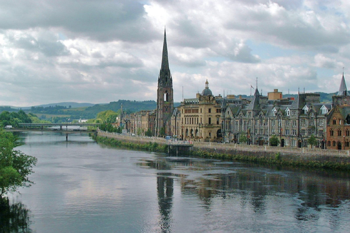 River Tay in Peth Scotland