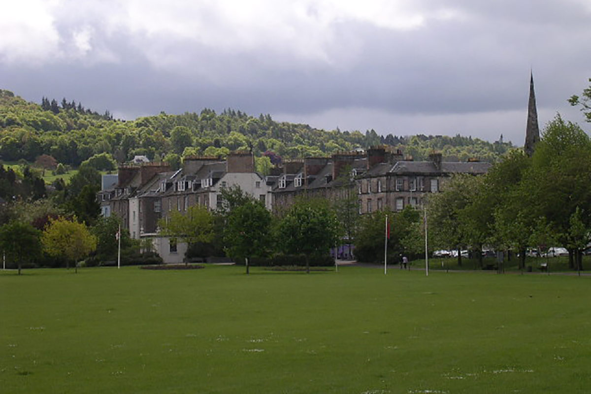 The North Inch Park, Perth