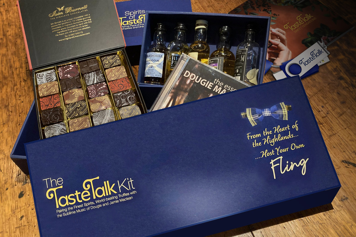 Whisky and Chocolate Gift Set